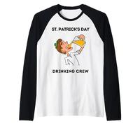 St. Patrick's Day Drinking Squad Irish Beer Shots Squad Fun Squad Manche Raglan