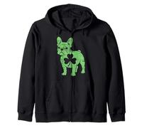 St. Patrick's Day French Bulldog Funny Frenchie Shamrock Sweat à Capuche