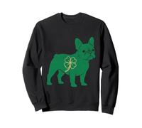St. Patrick's Day French Bulldog Funny Frenchie Shamrock Sweatshirt
