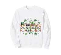 St. Patrick's Day French Bulldog Funny Frenchie Shamrock Sweatshirt