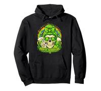 St Patricks Day Girl Skull Shamrock Sunglasses Green Beer Sweat à Capuche