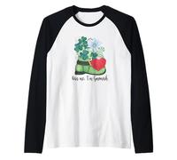 St. Patricks Day GNOME and Shamrock Decor for Women Kiss Me Manche Raglan