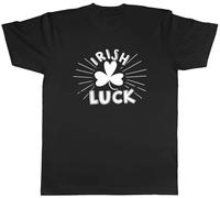 St Patrick's Day Mens T-Shirt Irish Luck Clover Shamrock Tee Gift