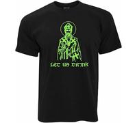 St Patrick's Day Mens Women T Shirt 100% Cotton Let Us Drink Saint Paddy Luck Irish Slogan Manches Courtes(Large)