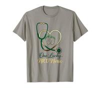 St. Patrick's Day One Lucky NICU Stéthoscope pour Pieds de bébé T-Shirt