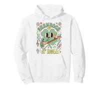 St Patrick's Day Shamrock Rock and Roll Music Sweat à Capuche