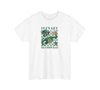 St. Patrick's Day T-Shirt - Let's Get Shamrocked Funny Skeleton Drinking Graphic Tee