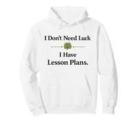 St-Patrick's Day Teacher Lucky Teach Lesson Plans Clover Sweat à Capuche
