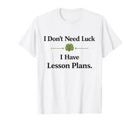 St-Patrick's Day Teacher Lucky Teach Lesson Plans Clover T-Shirt