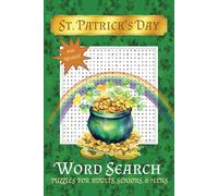 St. Patrick's Day Word Search: Holiday Themed Word Search, St. Patrick's Day Activity, Gifts for Her, Adult Word Search, 75 Holiday Word Search, 6x9 ... & Seniors, Easy to Read, Relaxing Brain Tease