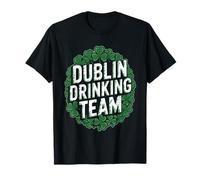 St Patricks Dublin Irlande Irish Drinking Team Shamrocks T-Shirt