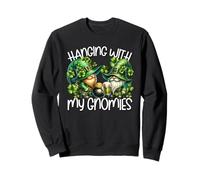 St. Patricks GNOME for Women Men Hanging with My Gnomies Sweatshirt