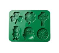 St Patricks Molds, Silicone Baking Tray, Shamrock Cupcake Mold