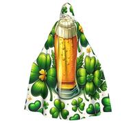 St-Patricks-Shrock-Beer Cape à capuche pour adulte Costume d'Halloween