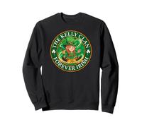 St. Patrick's The Kelly Clan Irish Cute Leprechaun Girl Sweatshirt