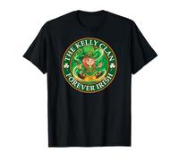 St. Patrick's The Kelly Clan Irish Cute Leprechaun Girl T-Shirt