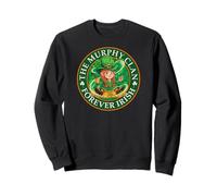 St. Patrick's The Murphy Clan Irish Cute Leprechaun Girl Sweatshirt