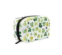 St. Patric's Day Leaves Background Trousse de Maquillage Organiseur Portable Trousse de Maquillage pour Trousse de Maquillage de Voyage, Cadeaux, Trousse de Toilette à Usage Quotidien pour Filles et