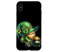 St. Pattys Day Love Green Shamrock and Funny Irish Gnomes Coque pour iPhone XS Max