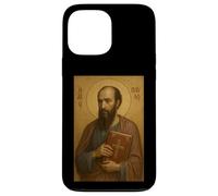 St. Paul orthodoxe l'apôtre avec l'icône de la Bible Coque pour iPhone 13 Pro Max