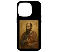 St. Paul orthodoxe l'apôtre avec l'icône de la Bible Coque pour iPhone 14 Pro