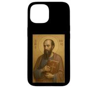 St. Paul orthodoxe l'apôtre avec l'icône de la Bible Coque pour iPhone 15