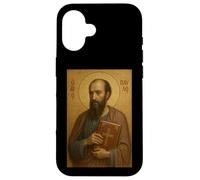 St. Paul orthodoxe l'apôtre avec l'icône de la Bible Coque pour iPhone 16