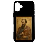 St. Paul orthodoxe l'apôtre avec l'icône de la Bible Coque pour iPhone 16 Plus