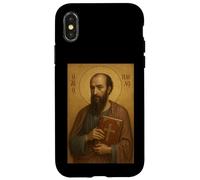St. Paul orthodoxe l'apôtre avec l'icône de la Bible Coque pour iPhone X/XS