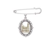 St Paul's Cathédrale Angleterre Londres Broche Broche Broche Robe Chemise Foulard Clips M, Métal