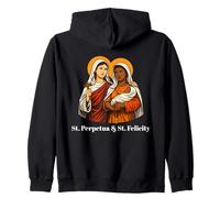 St. Perpetua and Felicity Martyrs Citation inspirante Sweat à Capuche