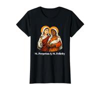 St. Perpetua and Felicity Martyrs Citation inspirante T-Shirt Graphique avec Valeur