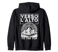 St Pier Giorgio Frassati Verso L'alto Montagne Grimpeur Sweat à Capuche