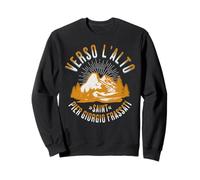 St Pier Giorgio Frassati Verso L'alto Montagne Grimpeur Sweatshirt
