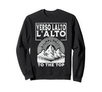 St Pier Giorgio Frassati Verso L'alto Montagne Grimpeur Sweatshirt