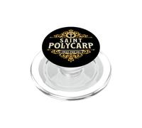 St Polycarpe de Smyrna catholique Saint Earaches Église Père PopSockets PopGrip pour MagSafe