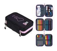 St.Right K-Pop Lover Trousse 3 Zip Complète Accessoires 47 Pièces École