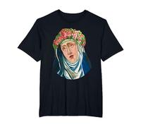 St Rita of Cascia Prayer Catholique Saint Patron T-Shirt, Homme Grandes Tailles, Noir, 2X Tall