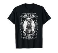 St Roch Dog Patron Saint of Dogs Prière catholique pour les amoureux des animaux T-Shirt