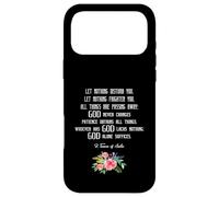 St. Thérèse d'Avila T-Shirt avec Citation « Let Nothing Disturb You » Coque pour iPhone 17 Pro Max