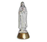 St. Thérèse de Lisieux St. Thérèse de Lisieux - Statuette adhésive - Fabriquée en Italie - Petite figurine de fleur - Petite figurine de Père Noël Teresita avec base autocollante pour voiture, maison