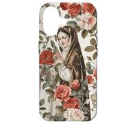 St Therese Roses Botanique Aquarelle Art catholique Coque pour iPhone 17