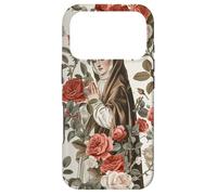 St Therese Roses Botanique Aquarelle Art catholique Coque pour iPhone 17 Pro