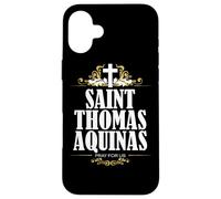 St. Thomas Aquin Philosophie Catholique Théologie Saint Coque pour iPhone 16 Plus