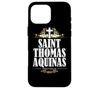 St. Thomas Aquin Philosophie Catholique Théologie Saint Coque pour iPhone 16 Pro Max
