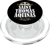 St. Thomas Aquin Philosophie Catholique Théologie Saint PopSockets PopGrip pour MagSafe