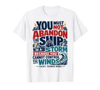 St Thomas Sir More Catholic Saint Citations Bateau T-Shirt
