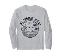 St. Thomas U.S.V.I. Île Vierge des États-Unis Souvenir Vacances Manche Longue