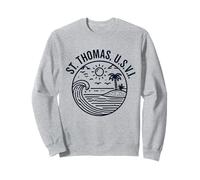 St. Thomas U.S.V.I. Île Vierge des États-Unis Souvenir Vacances Sweatshirt