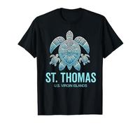St. Thomas U.S.V.I. Île Vierge des États-Unis Souvenir Vacances T-Shirt Graphique avec Valeur